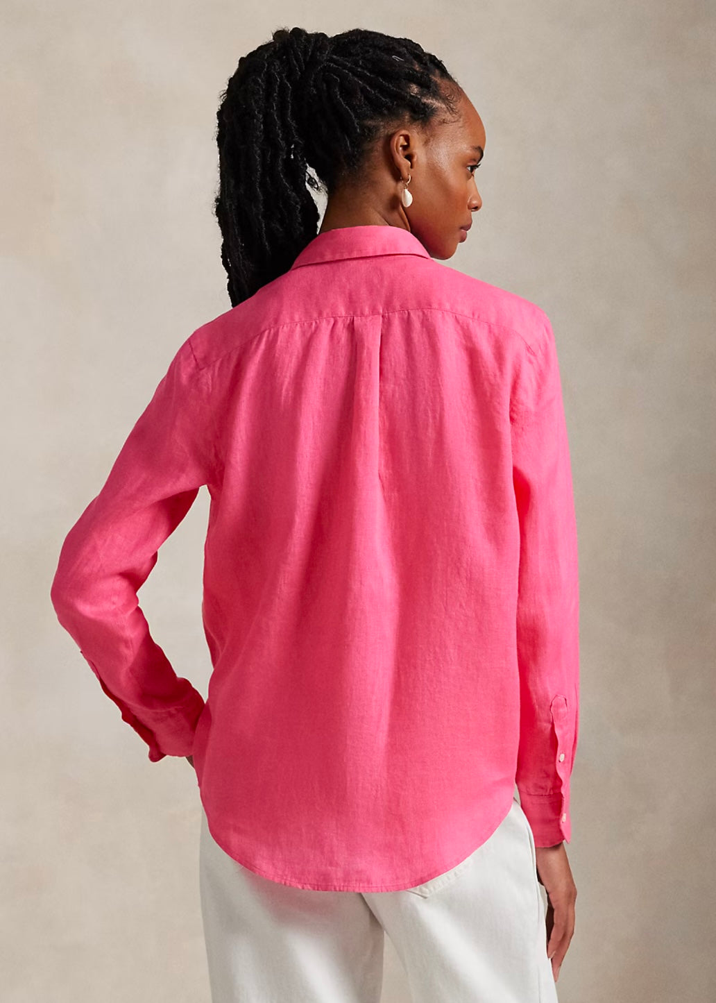 Polo Ralph Lauren Linen shirt - Hot Fuchsia