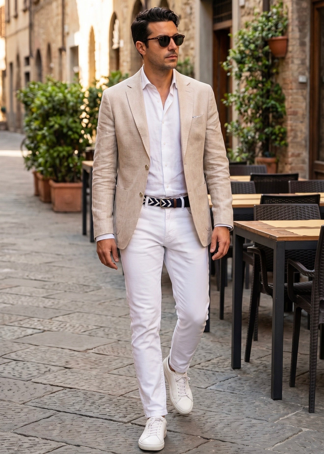 Elba Linen Blazer Natur