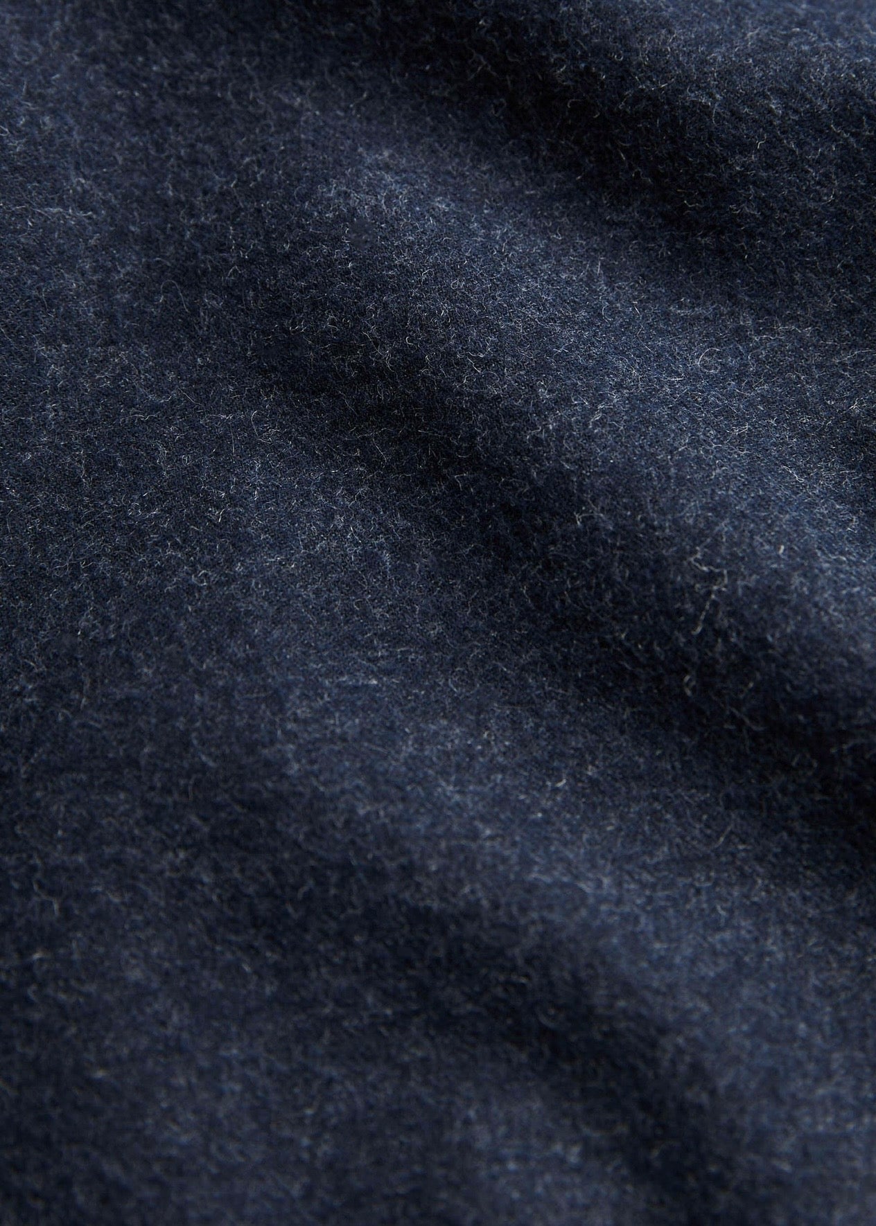 Cashmere Twill Shirt Navy