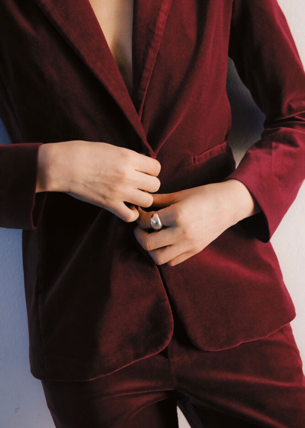 Dahlia Blazer Biking Red