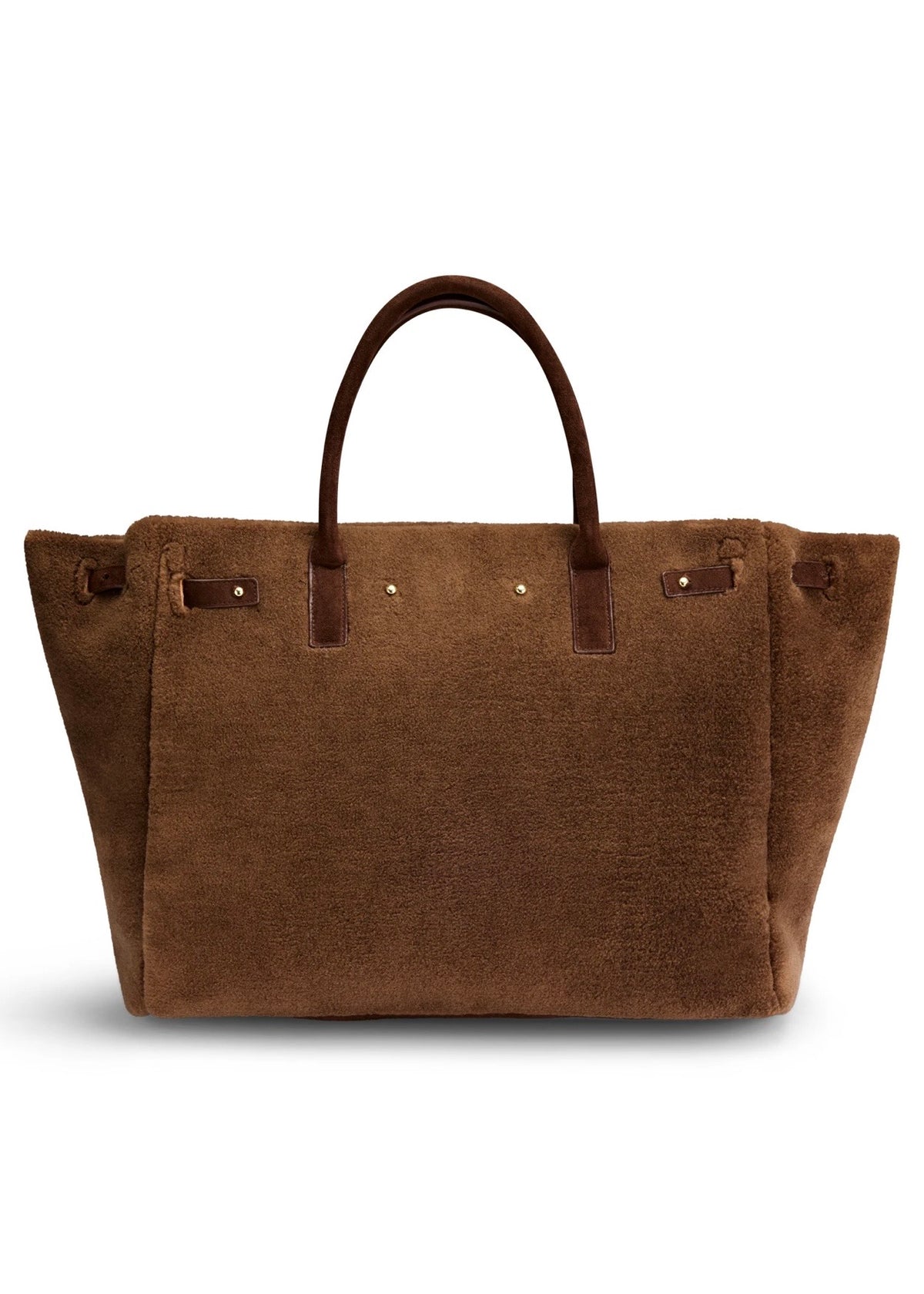 Lykke Shearling Bag Brown
