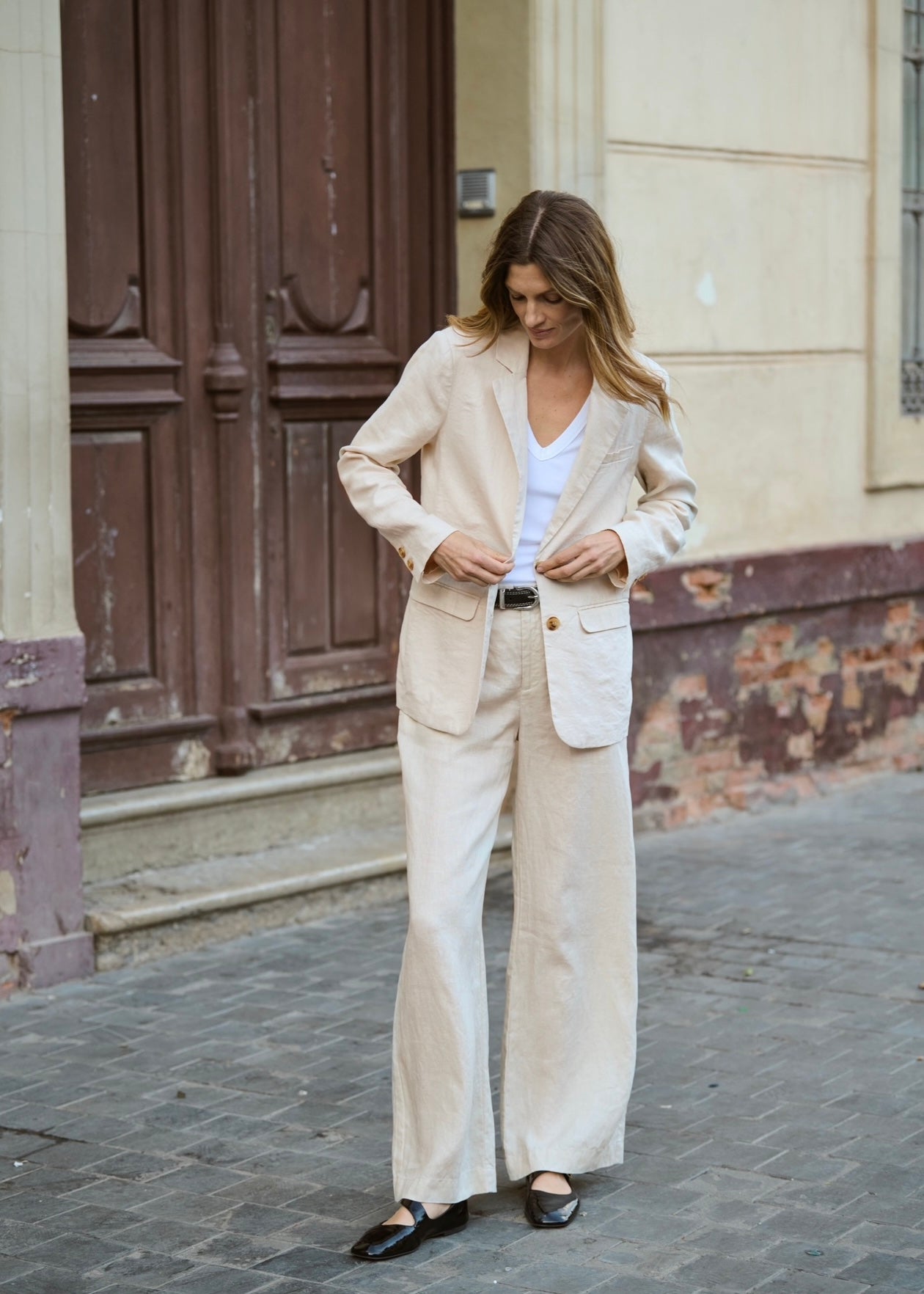 Part Two Ninnes pants - Frech Oak