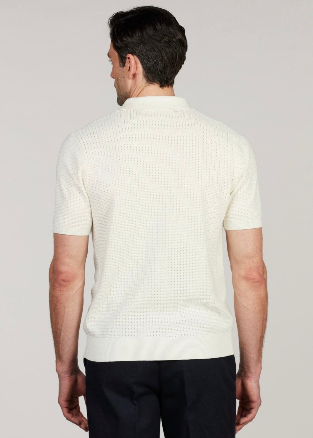 Knitted Polo Shirt Offwite