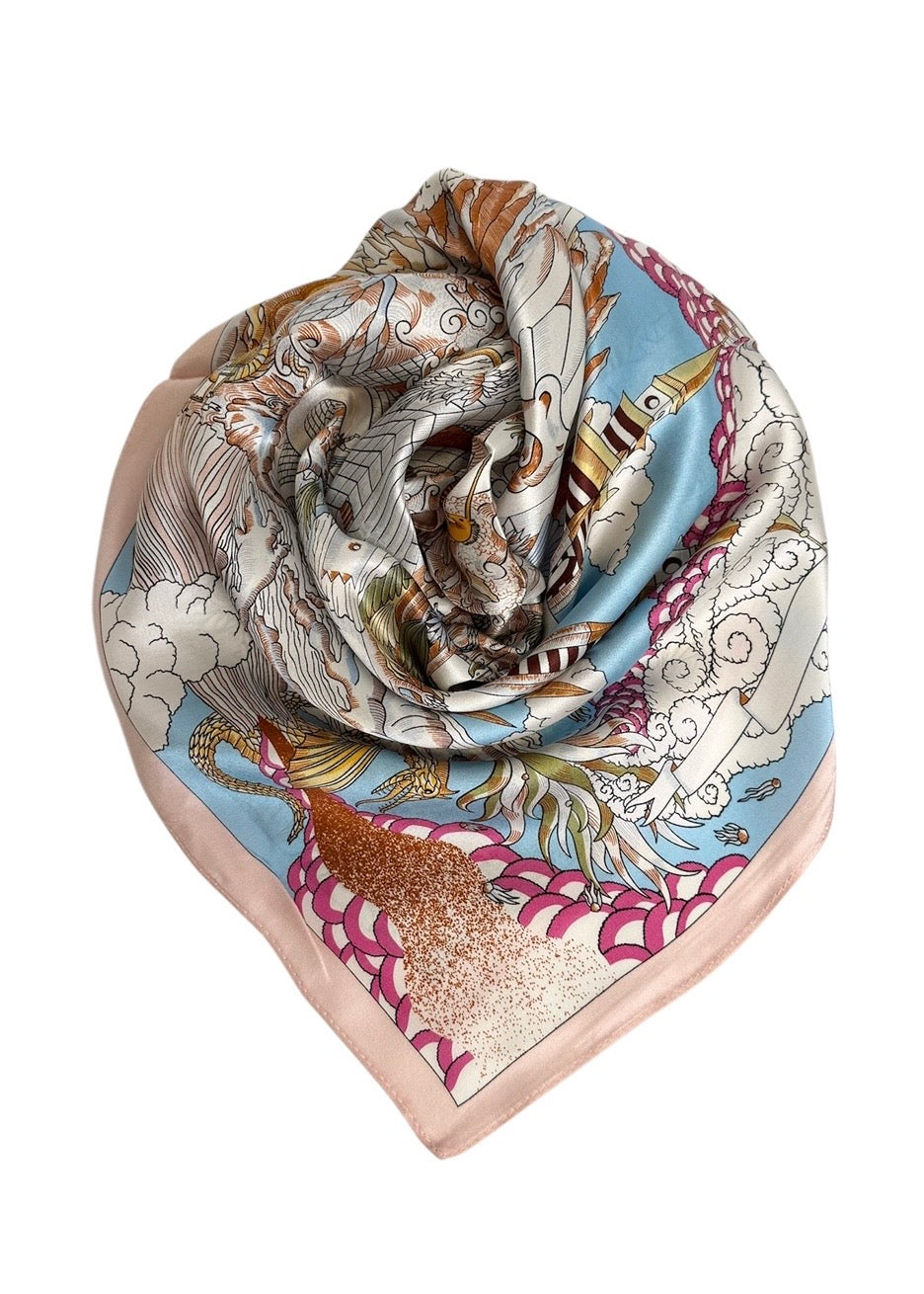 Silk Scarf Multi