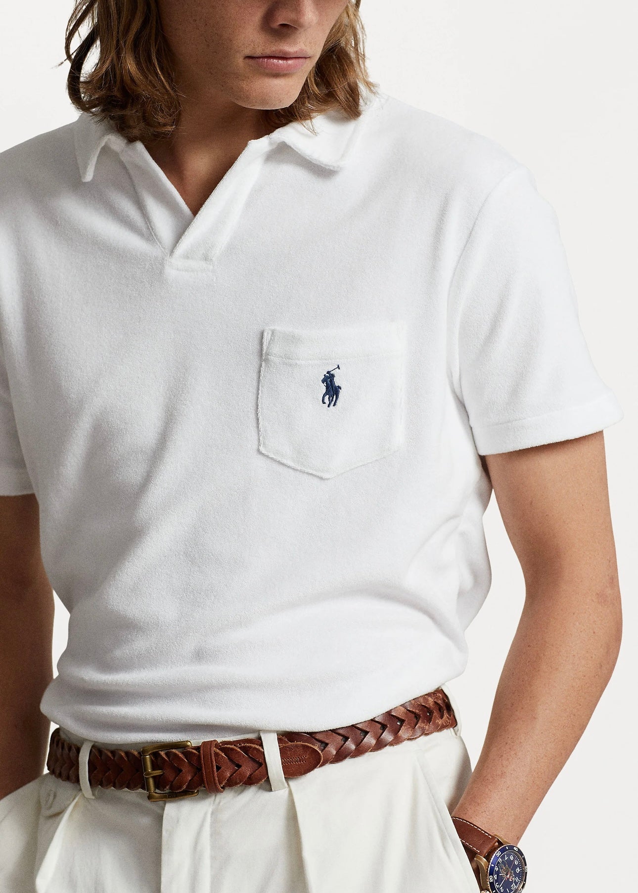 Polo Ralph Lauren Froté pique - White
