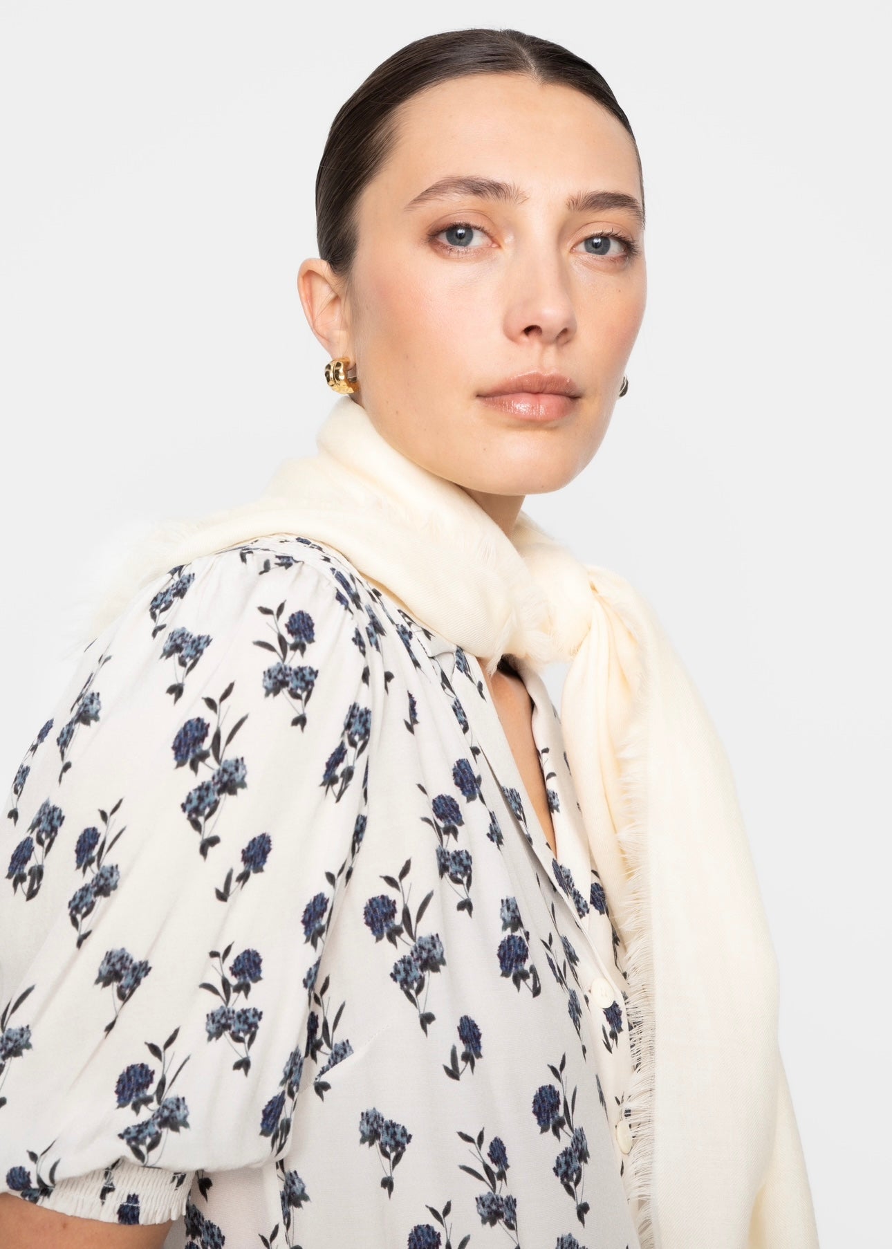 Camilla Pihl Agra scarf - Light Yellow