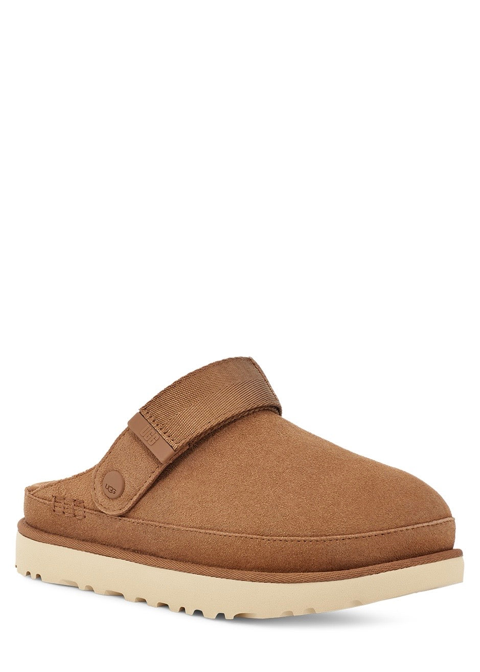 W Goldenstar Clog Chestnut