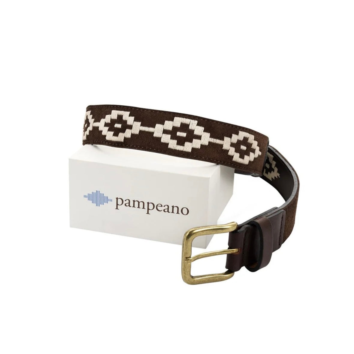 Polo belt Brown Suede