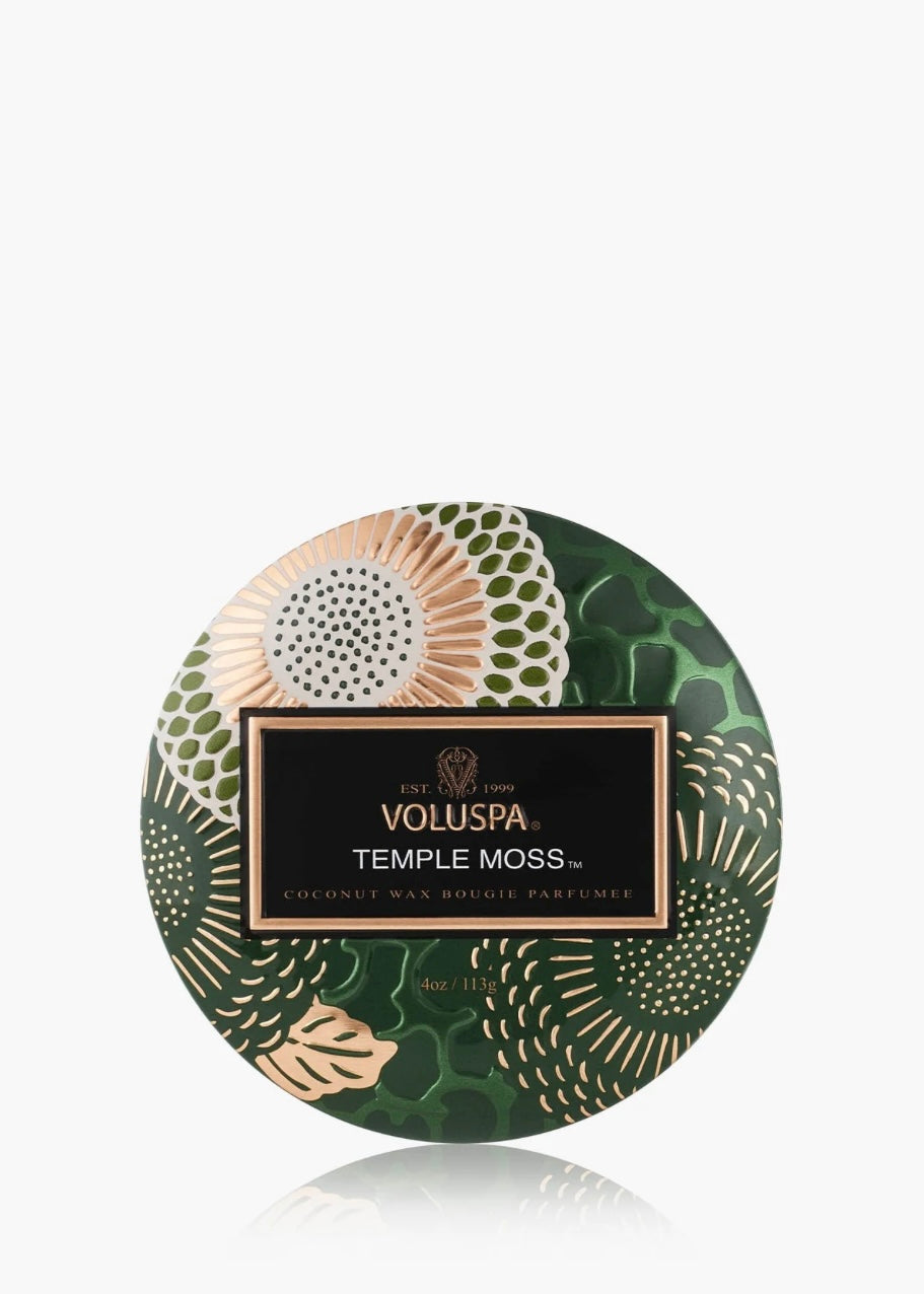 Mini Tin Temple Moss