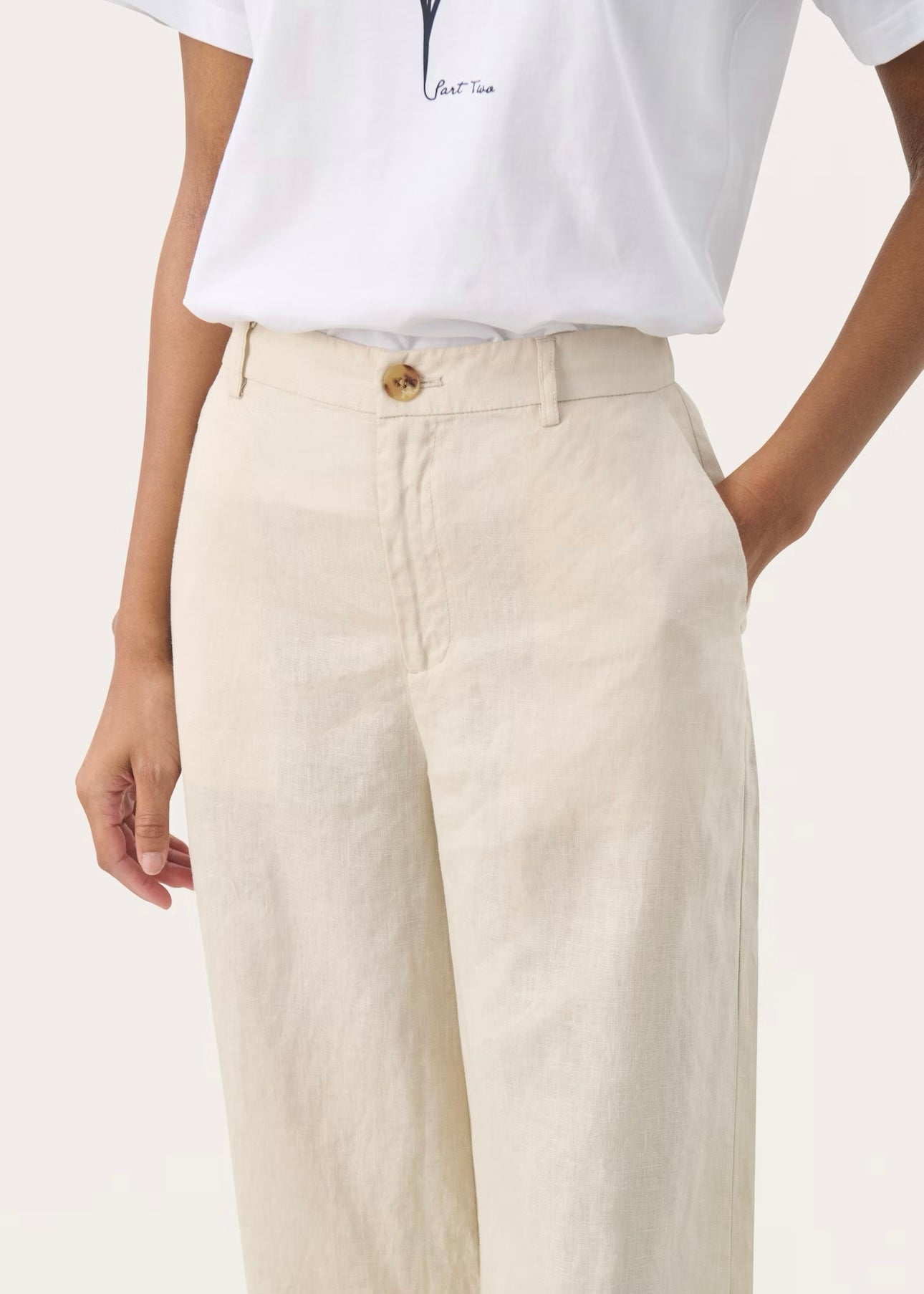 Part Two Ninnes pants - Frech Oak