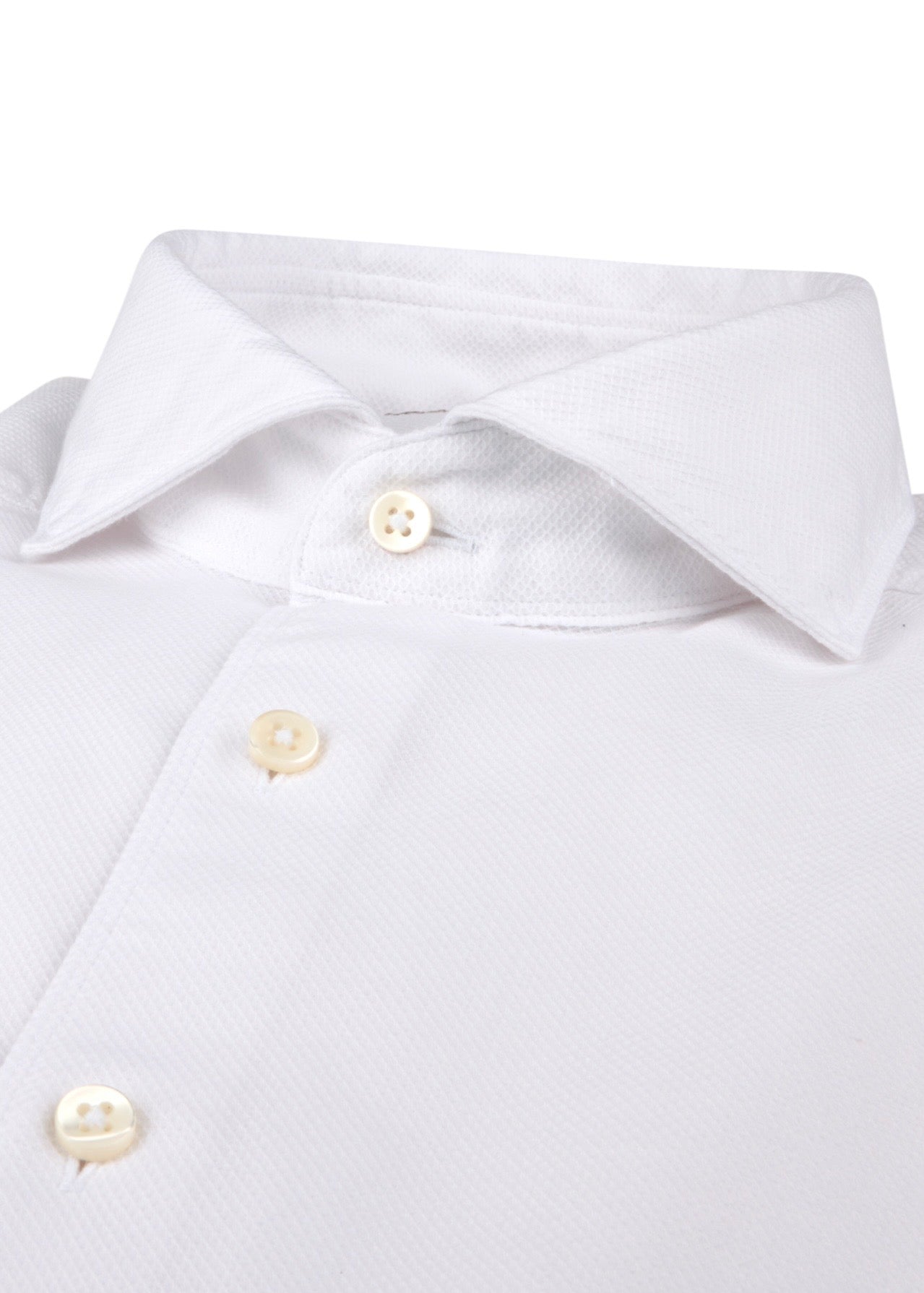 Slimline Structure Shirt White