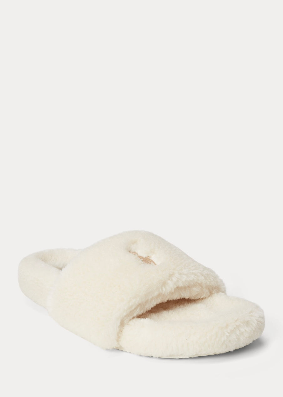 Faux Shearling slipper Cream