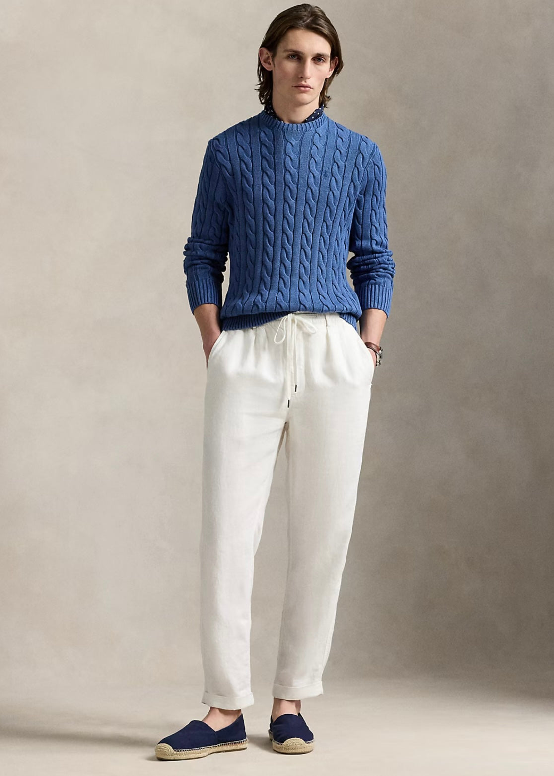 Ralph Lauren Cotton Cable sweater - Navy GMD