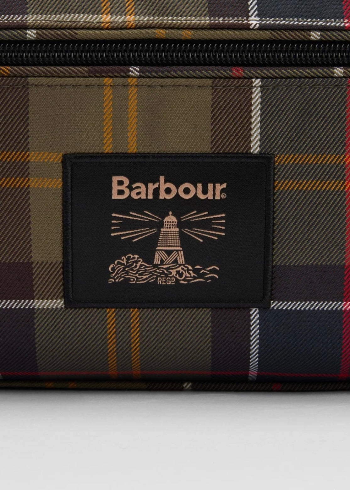 Tartan Washbag Olive
