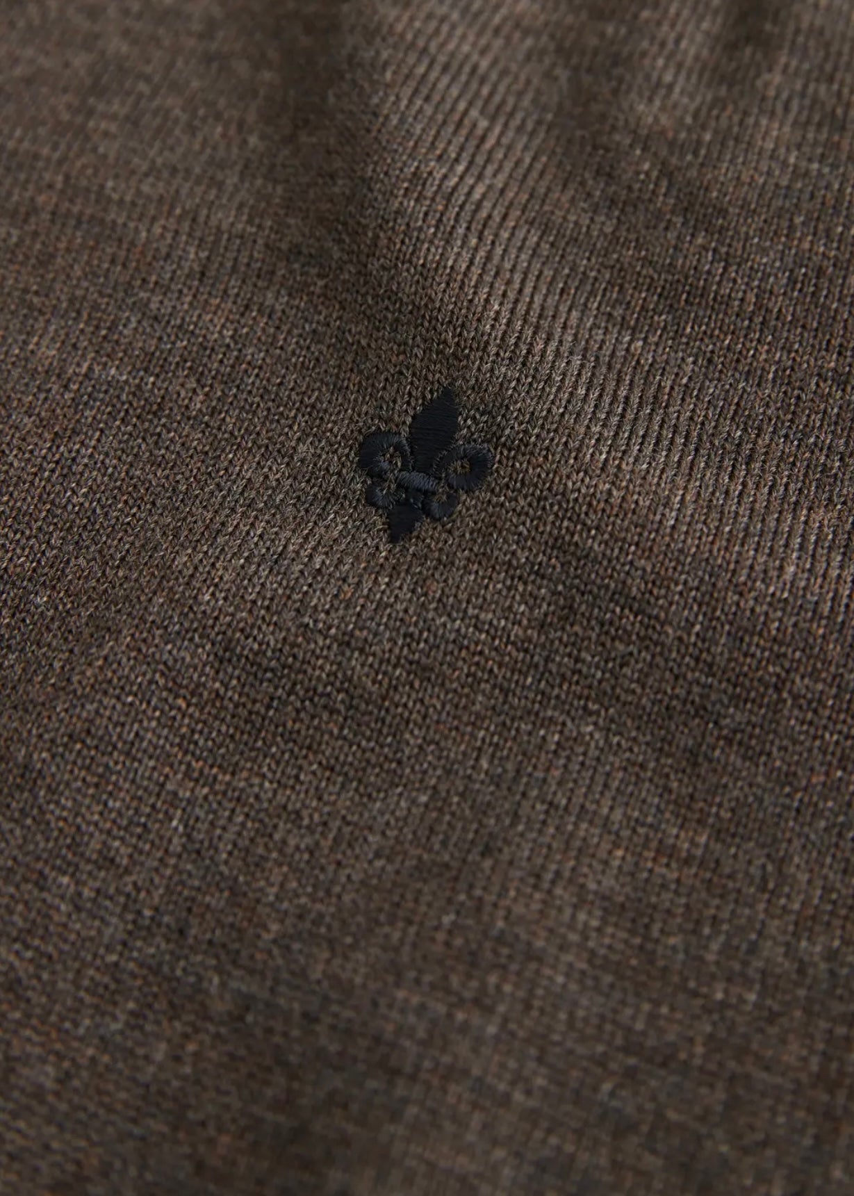 Merino John zip Brown