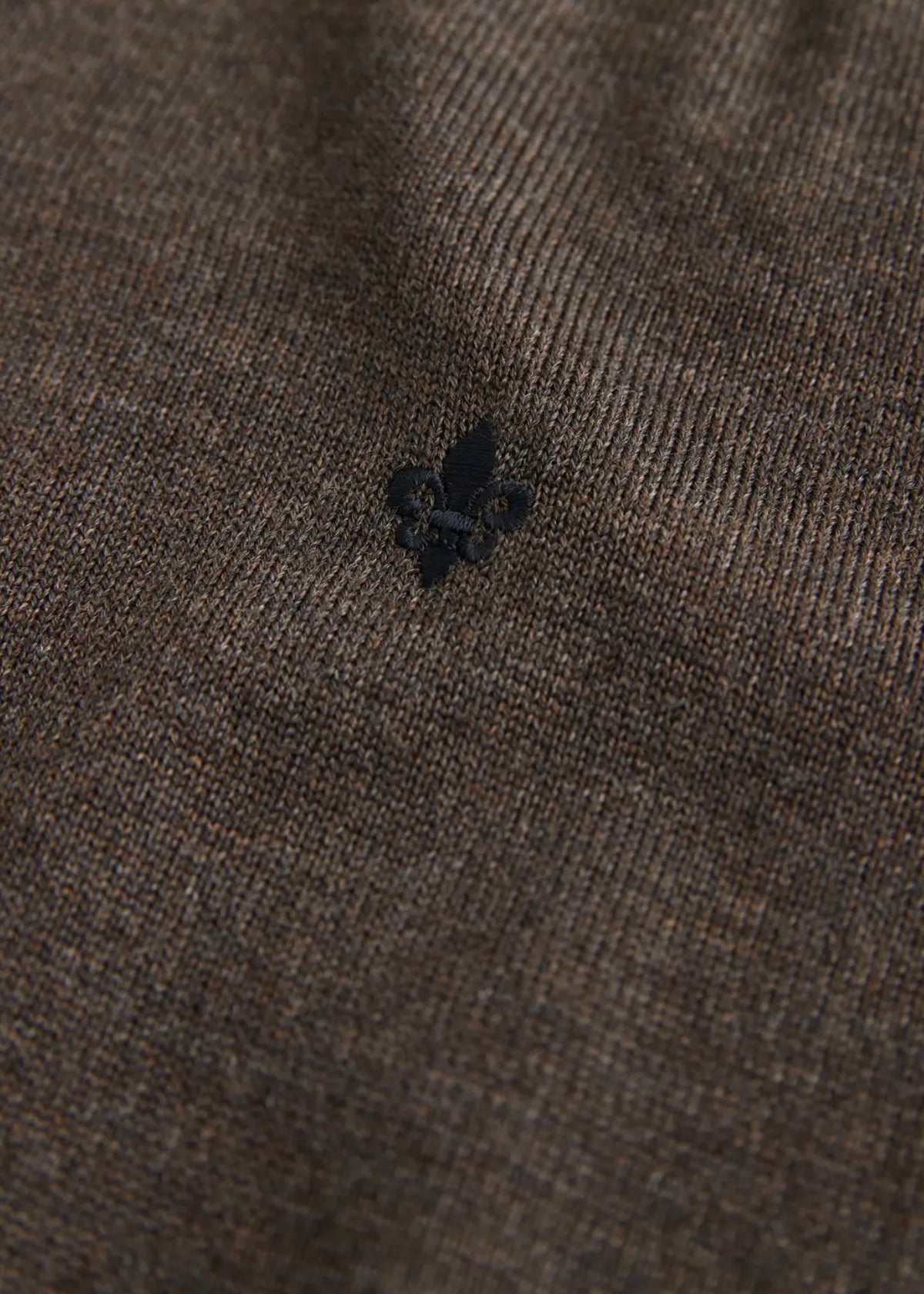 Merino John zip Brown