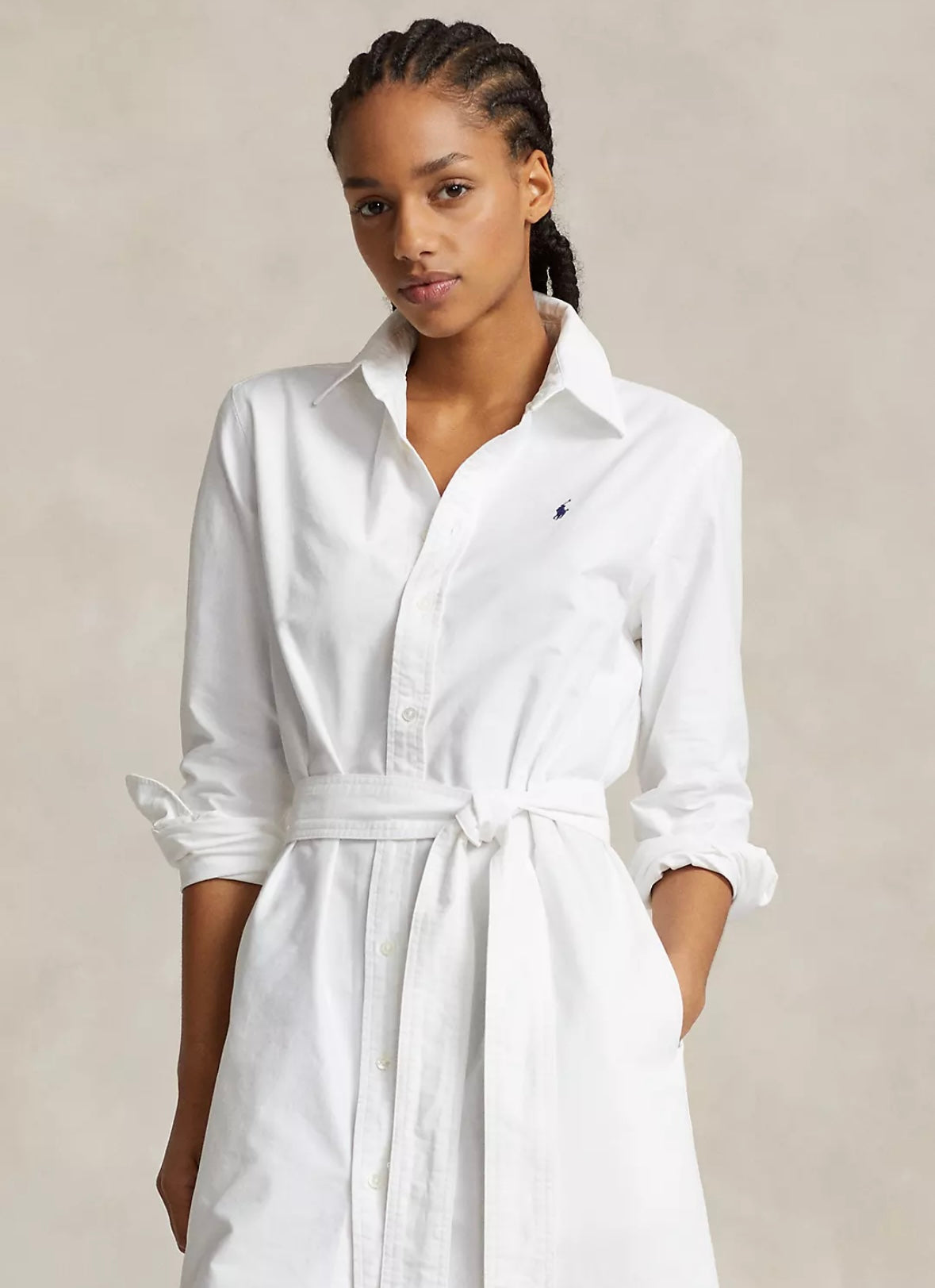 Polo Ralph Lauren Oxford dress - Light Blue