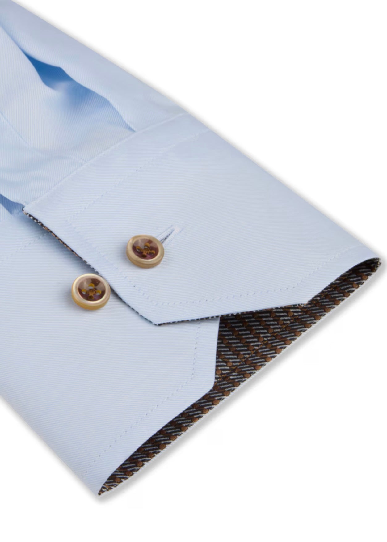 Stenströms Contrast shirt fitted body - 684751 0564 100