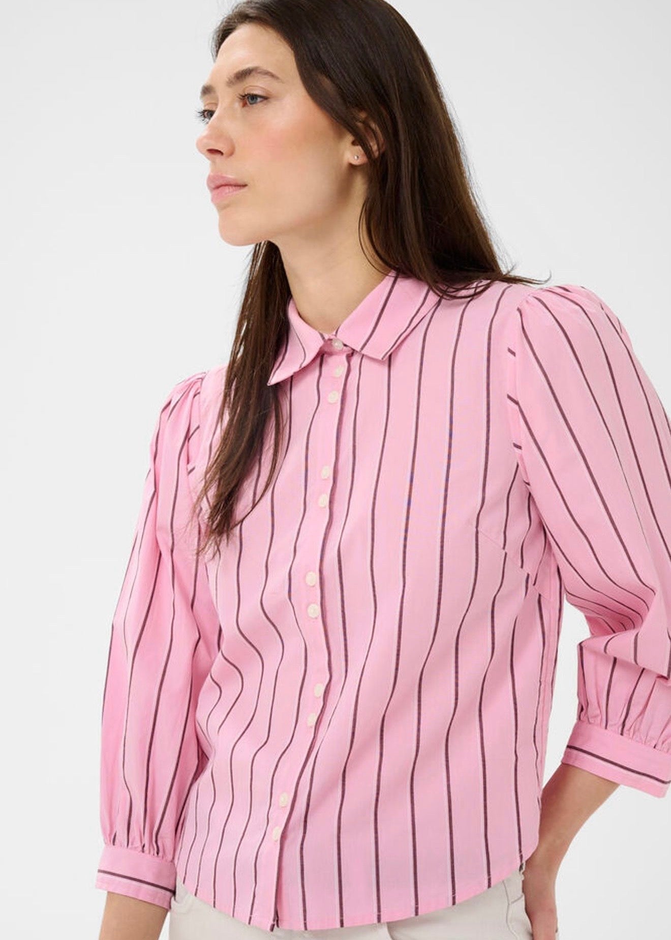 Anais Shirt Pink Stripe