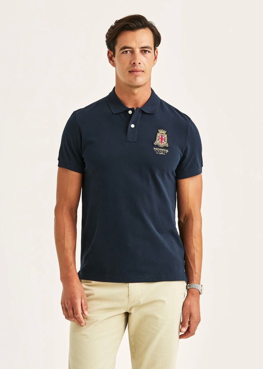 Barton Pique Shirt Old Blue