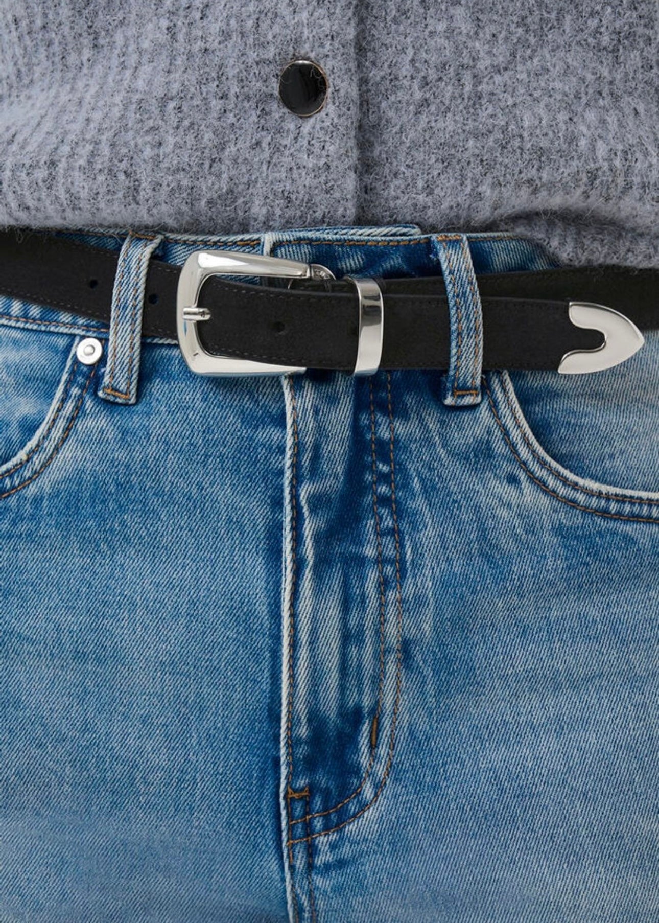 Filua Suede Belt Black