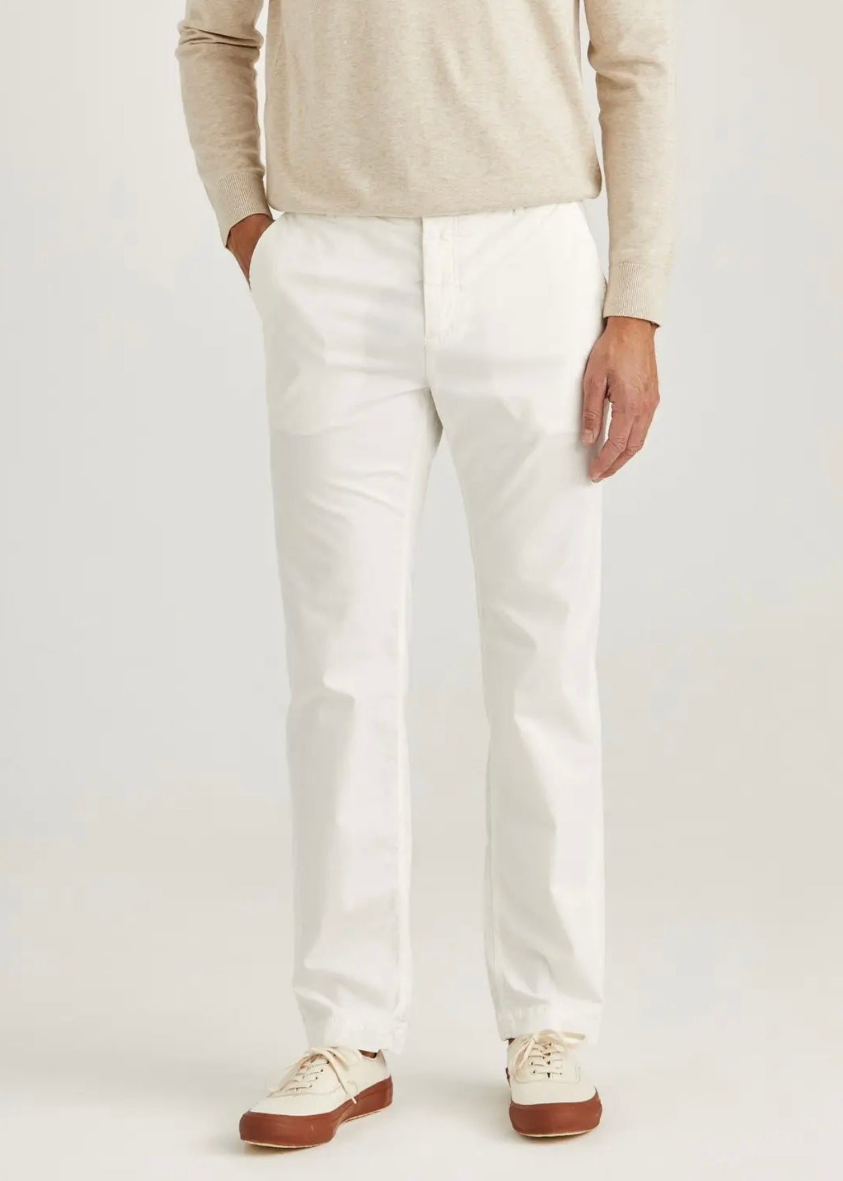 Morris Jeffrey Summer chino - Offwhite