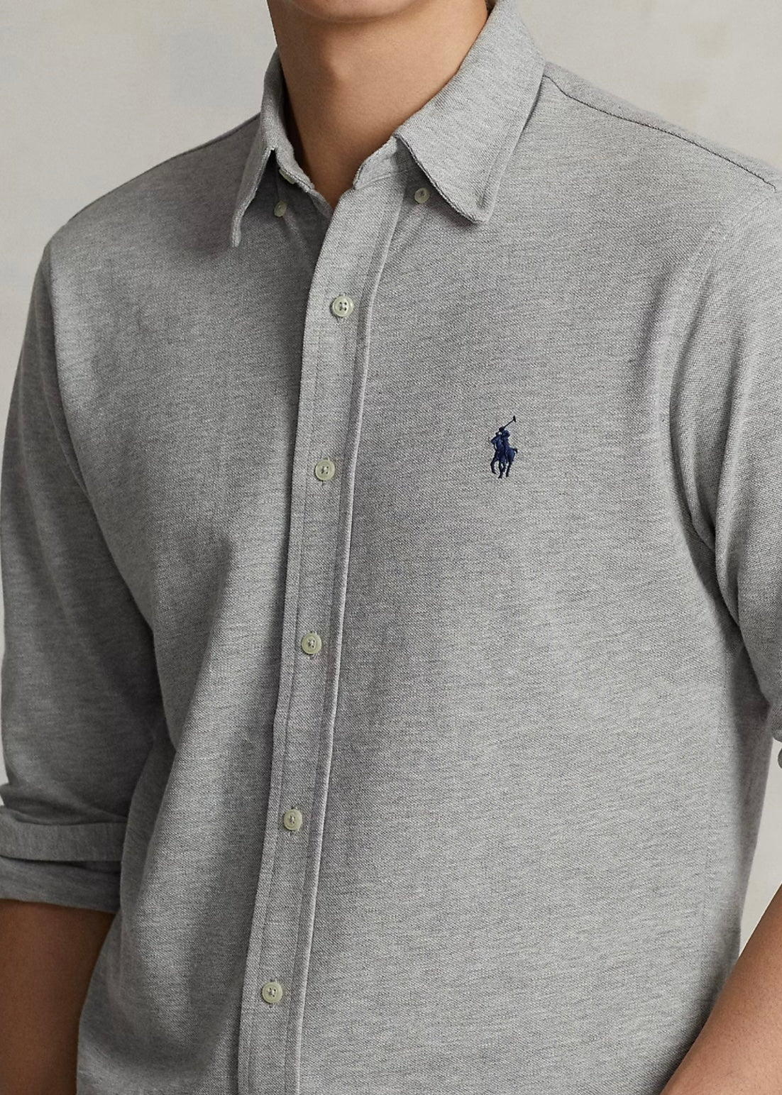 Ralph Lauren Featherweight Mesh shirt - Grey