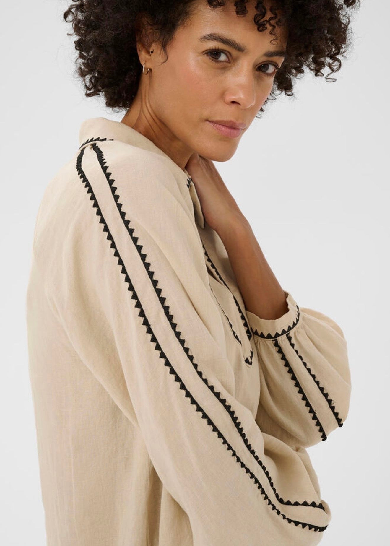 Aimy Blouse Oatmeal