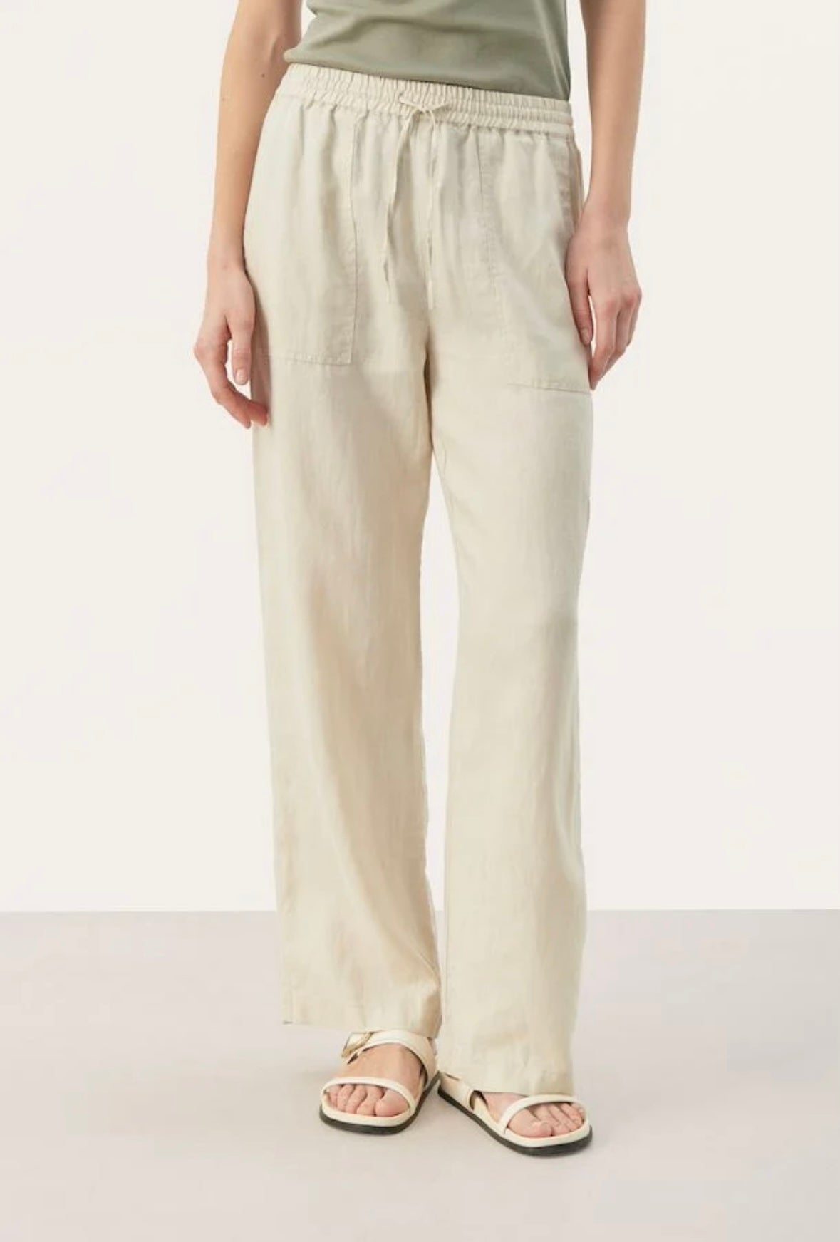 Part Two Eniola pants - French Oak