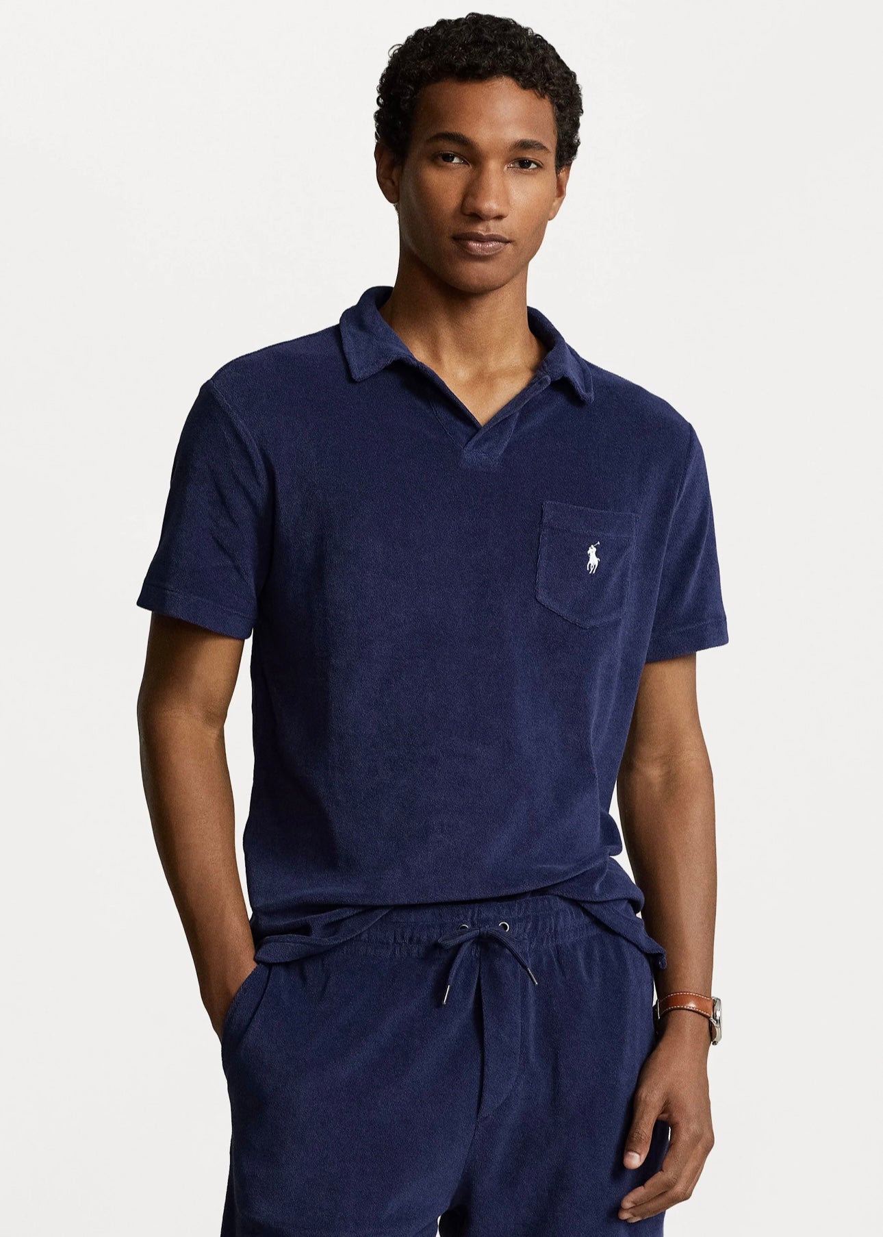 Polo Ralph Lauren Froté pique - Newport Navy