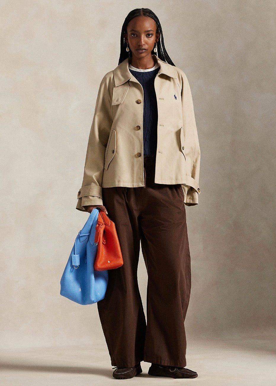 Cotton Twill Jacket Beige