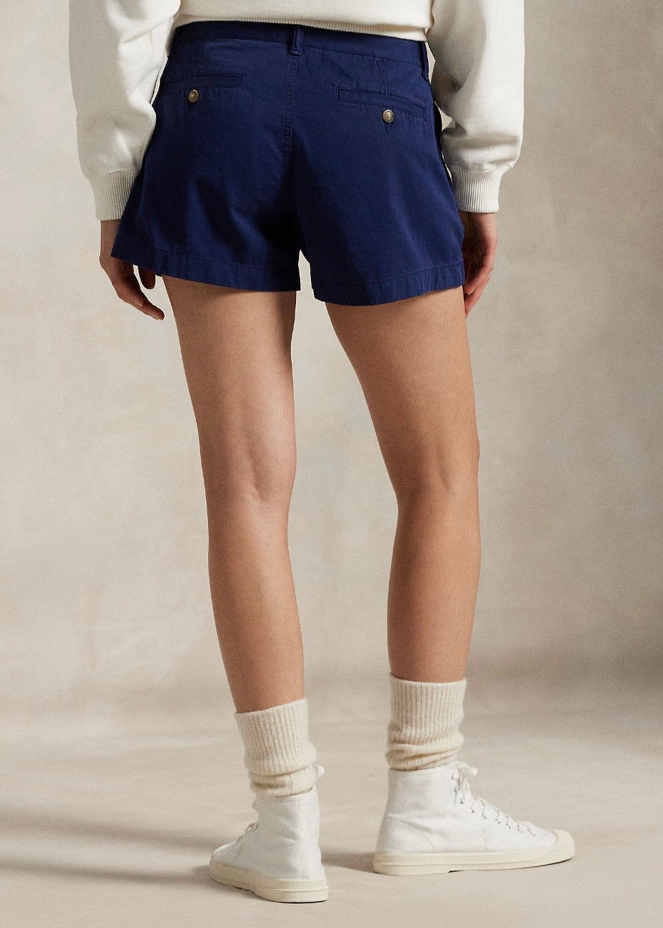 Cotton Chino Shorts Navy