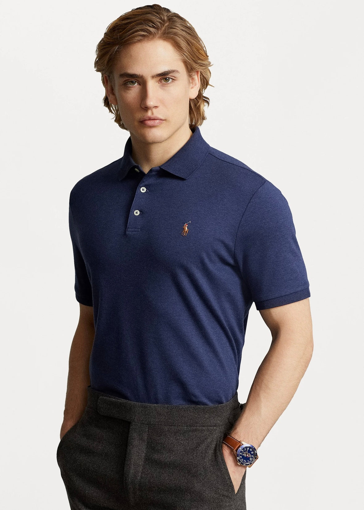 Polo Ralph Lauren Interlock pique - Spring Navy