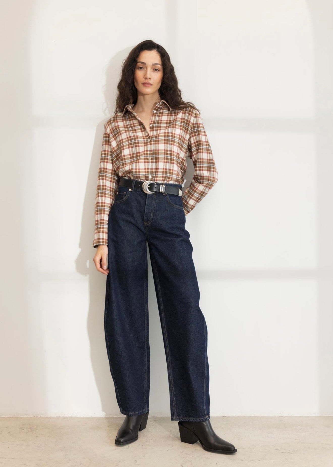 Joan Flannel Shirt Red Check