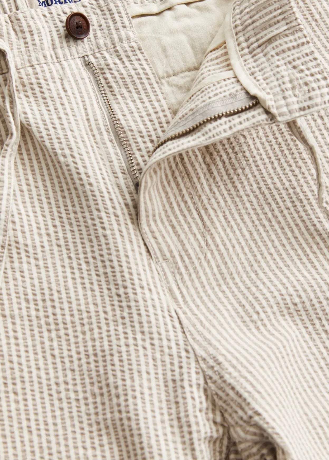 Fenix Seersucker Shorts Khaki