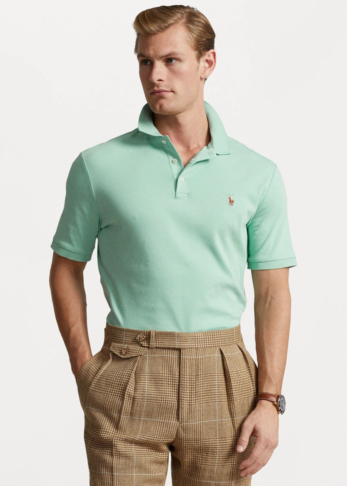 Polo Ralph Lauren Interlock pique - Celadon