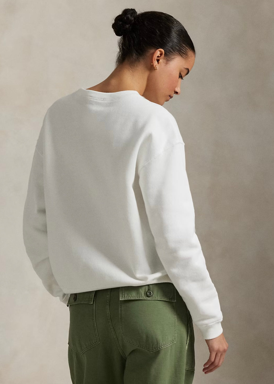 Ralph Lauren College crew - White
