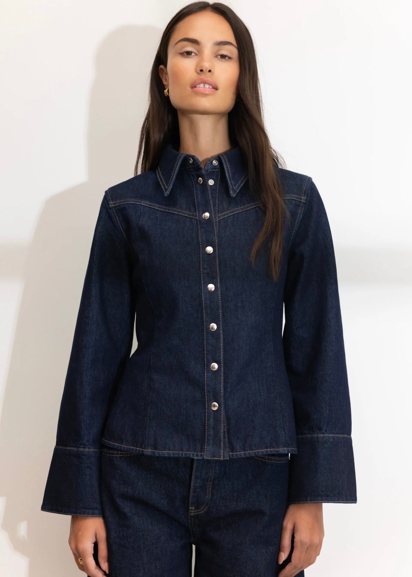 Cora Shirt Dark Blue