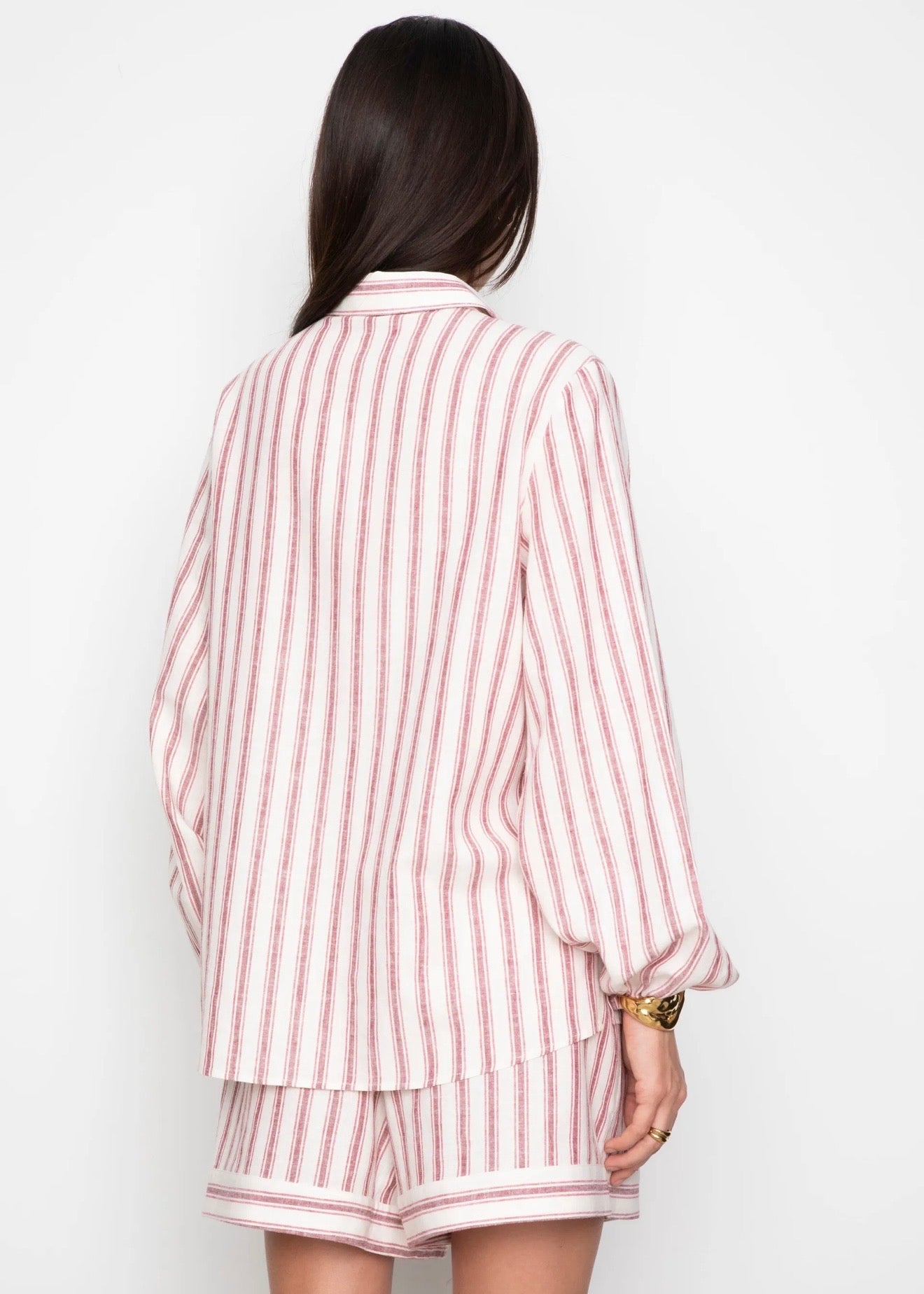 Fable Shirt Berry Stripe