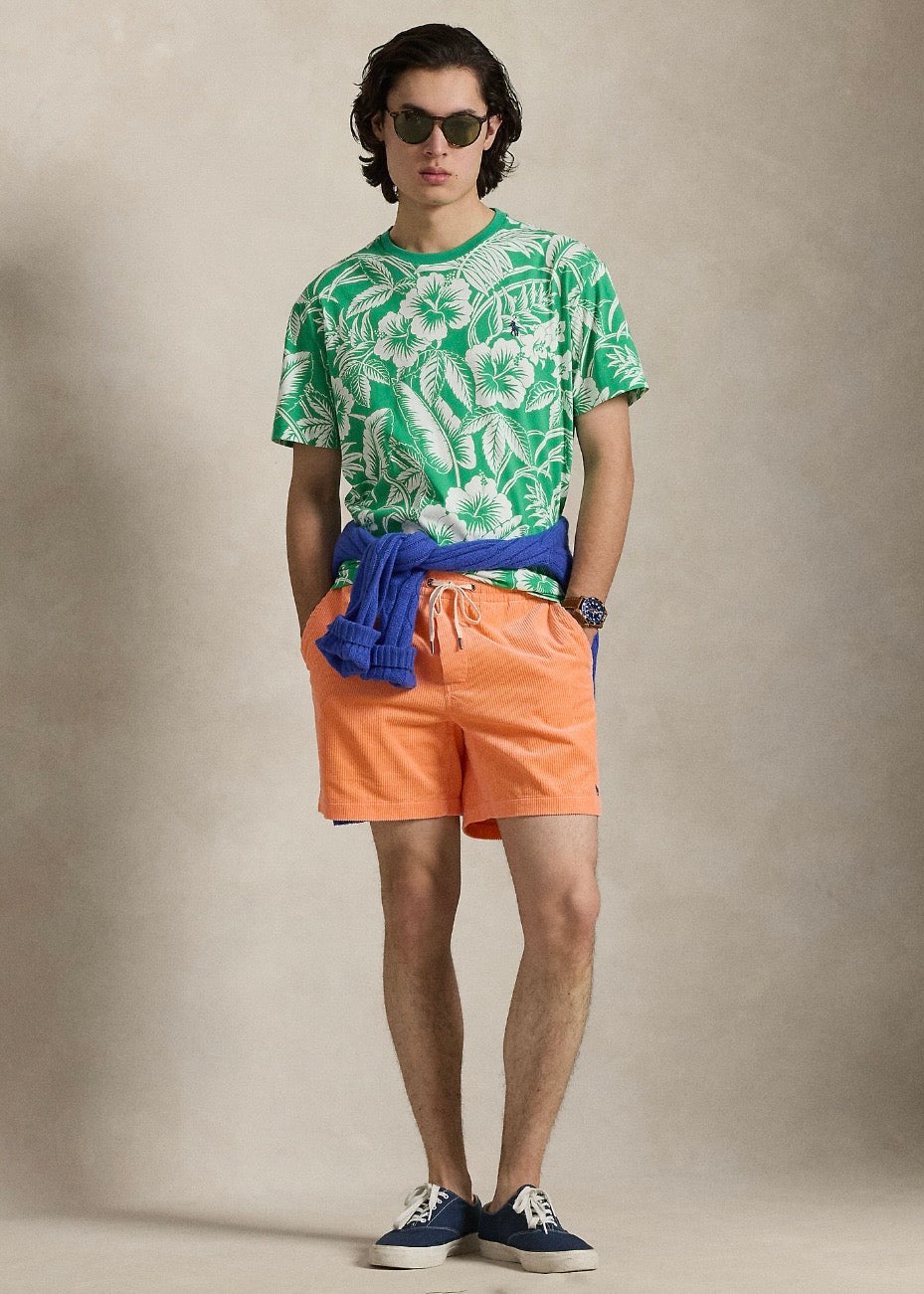 Prepster Corduroy Shorts Key West Orange