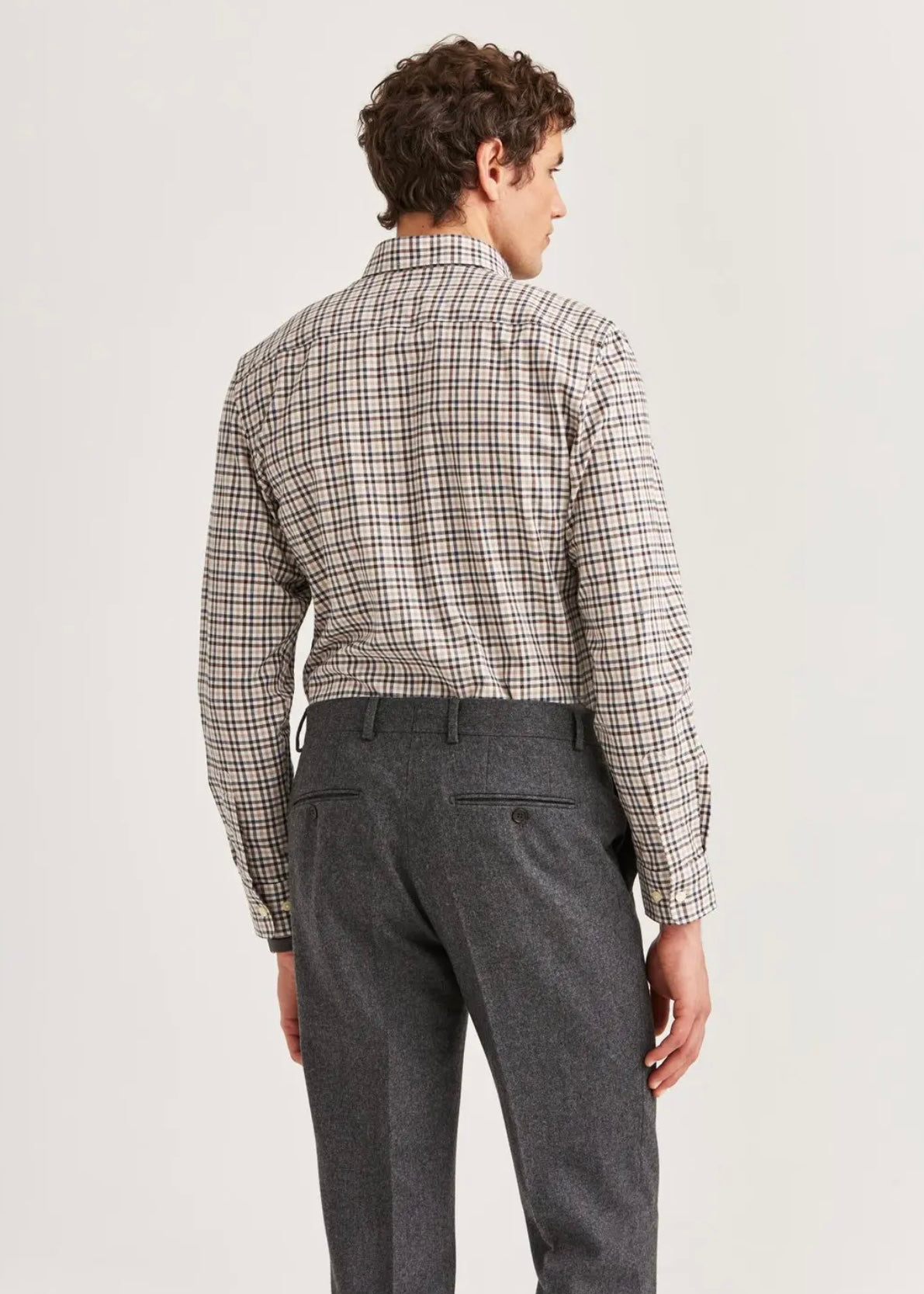 Watts Check shirt Brown