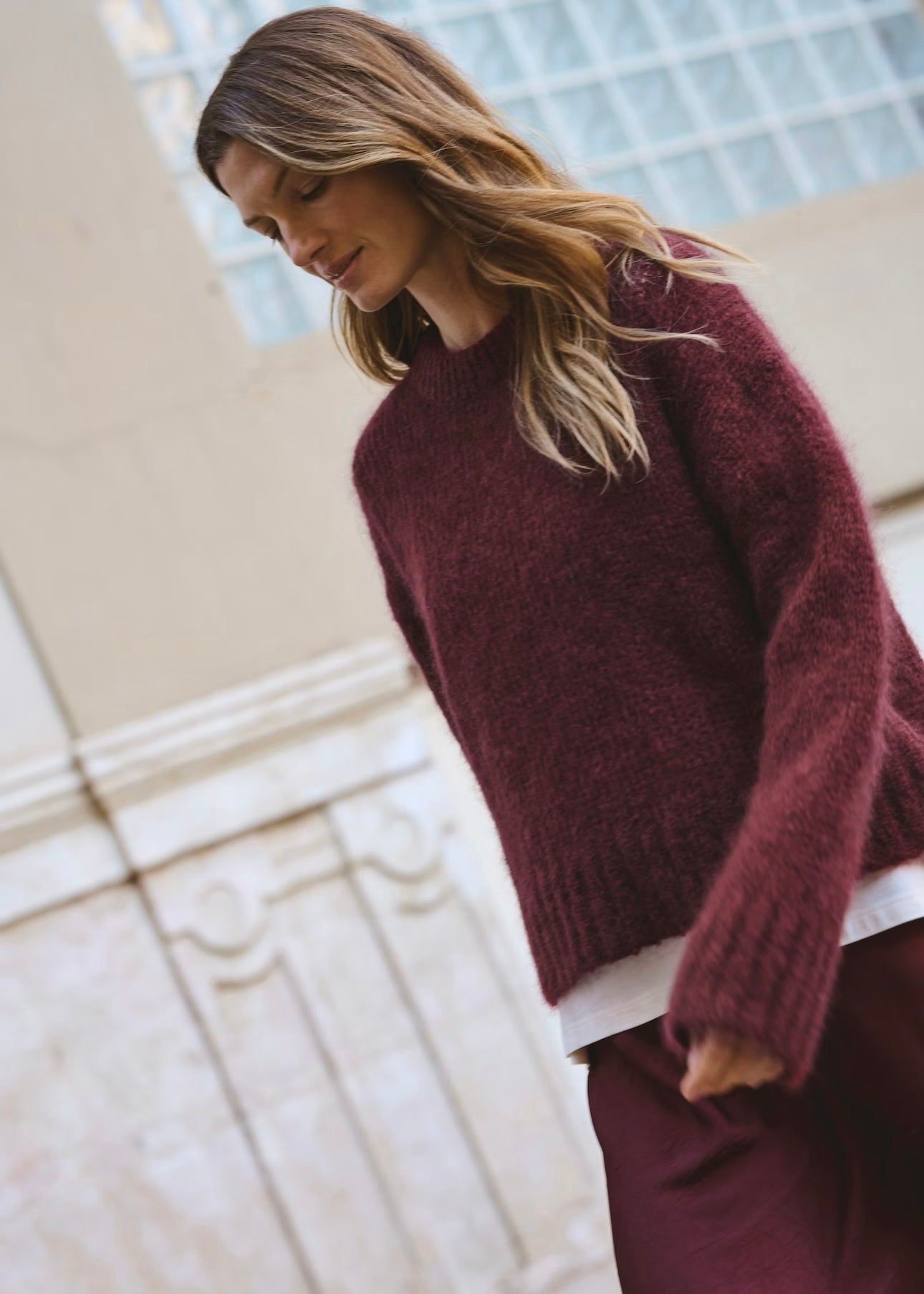 Sille pullover Tawny Port