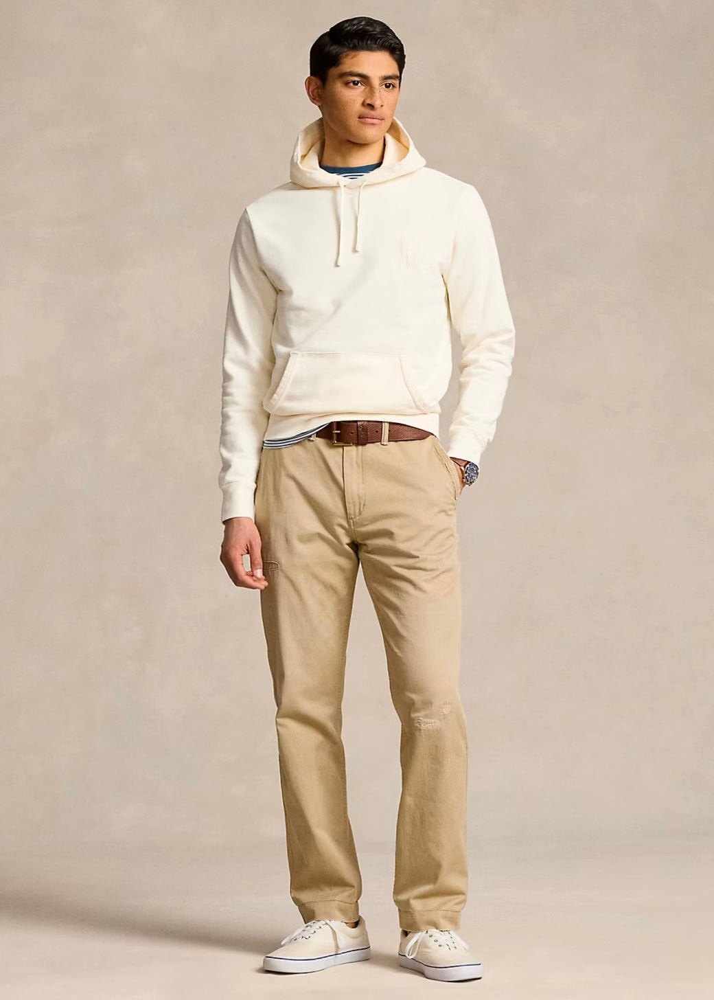 Polo Ralph Lauren Big Logo hoodie - Clubhouse Cream