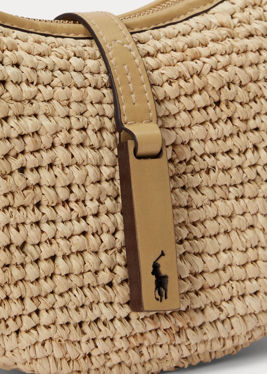 Polo ID Raffia Mini Shoulder Bag