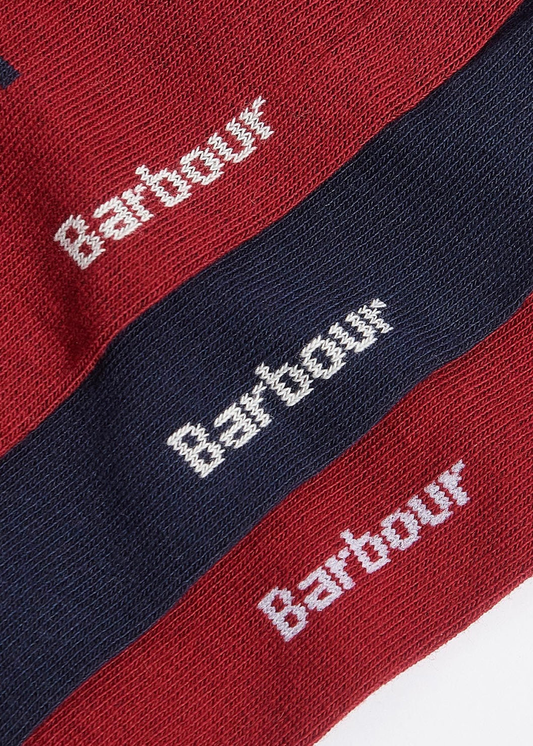 Barbour Tartan Sock box - Cranberry