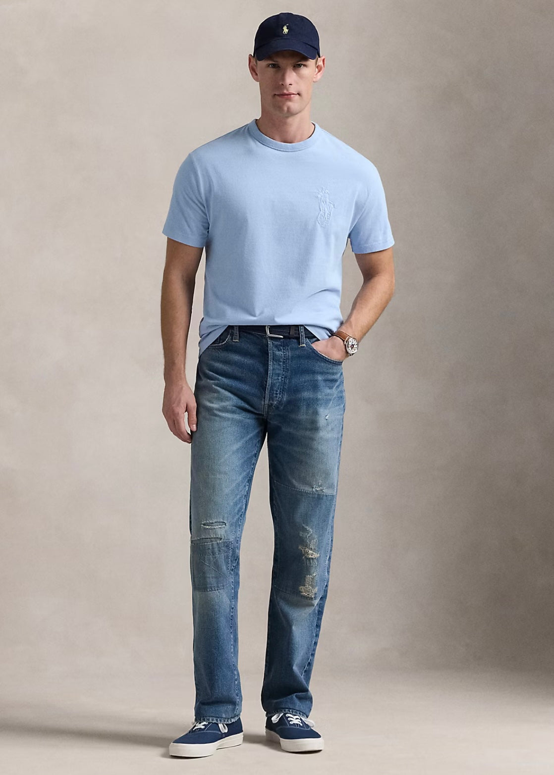 Ralph Lauren Big Logo t-shirt - Chambray Blue