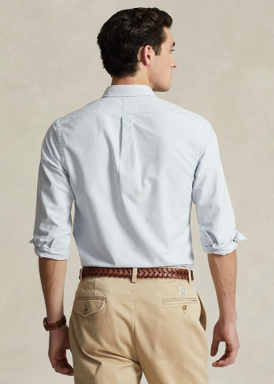Slim Fit Stripe Oxford shirt Blue/White
