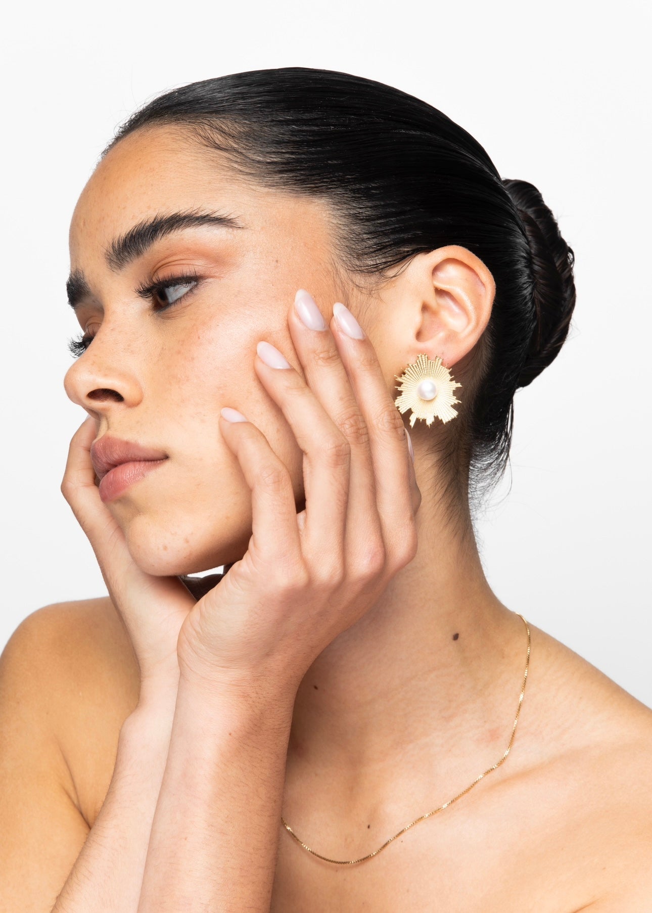 The Beam earring Gold