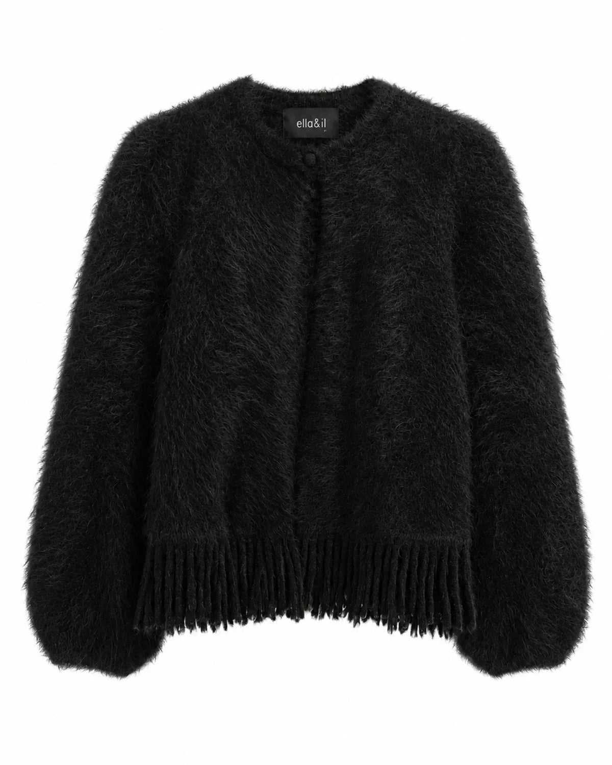 Anita Chunky Cardigan Black