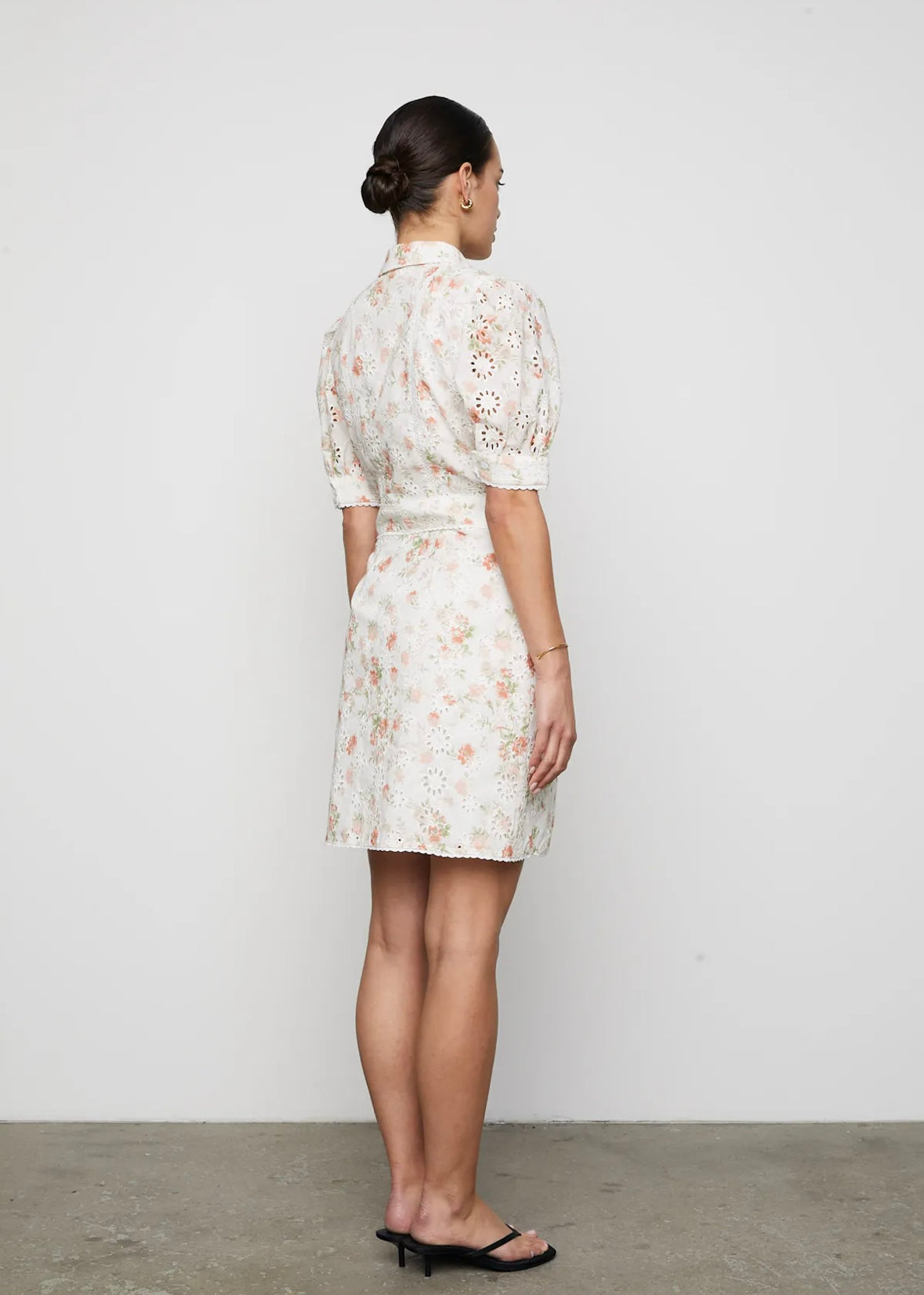 Camilla Pihl Juno dress - White Rose Print